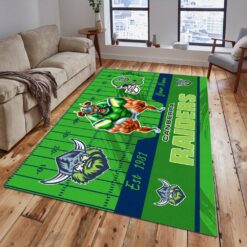 Auspiritmerch Canberra Raiders Fashion Carpet Rug Gift For Fans