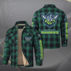 Auspiritmerch Canberra Raiders Fleece Thermal Cotton Jacket Gift For Fans