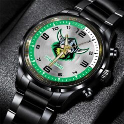 Auspiritmerch Canberra Raiders Personalized Stainless Steel Hand Watch Gift For Fans