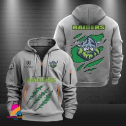 Auspiritmerch Canberra Raiders Sports Hoodie Zipper Gift For Fans
