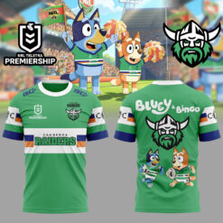 Auspiritmerch Canberra Raiders x Bluey and Bingo Shirt