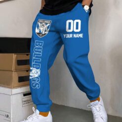 Auspiritmerch Canterbury-Bankstown Bulldogs Custom Name And Number Long Pants Joggers Gift For Fans