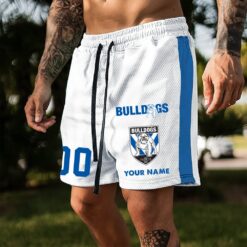 Auspiritmerch Canterbury-Bankstown Bulldogs Custom Name And Number Short Pants Gift For Fans