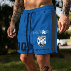 Auspiritmerch Canterbury-Bankstown Bulldogs Custom Name And Number Short Pants Gift For Fans