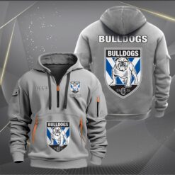 Auspiritmerch Canterbury-Bankstown Bulldogs Personalized Sports Hoodie Zipper Gift For Fans