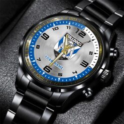 Auspiritmerch Canterbury-Bankstown Bulldogs Personalized Stainless Steel Hand Watch Gift For Fans
