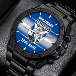 Auspiritmerch Canterbury-Bankstown Bulldogs Sports Personalized Fashion Hand Watch Gift For Fans