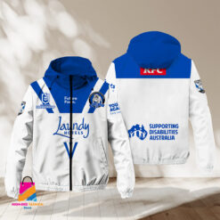 Auspiritmerch Canterbury-Bankstown Bulldogs Sports Windbreaker Jacket For Fans
