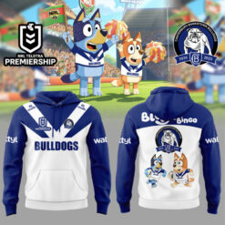 Auspiritmerch Canterbury Bulldogs x Bluey and Bingo Hoodie