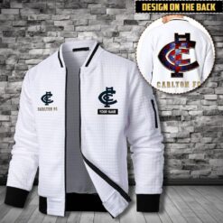 Auspiritmerch Carlton Personalized Zip Bomber Jacket For Fans