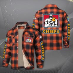 Auspiritmerch Chiefs Fleece Thermal Cotton Jacket Gift For Fans