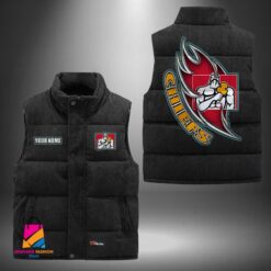 Auspiritmerch Chiefs Personalized Style Sleeveless Puffer Jacket Gift For Fans