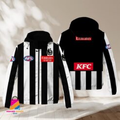 Auspiritmerch Collingwood Football Sports Windbreaker Jacket For Fans