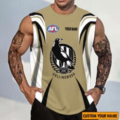 Auspiritmerch Collingwood Magpie Personalized Tank Top Gift For Fans