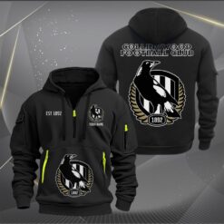 Auspiritmerch Collingwood Personalized Sports Hoodie Zipper Gift For Fans