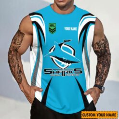 Auspiritmerch Cronulla-Sutherland Sharks Personalized Tank Top Gift For Fans