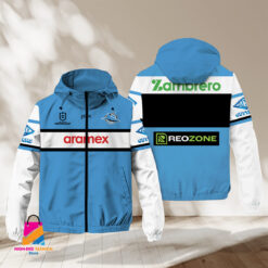 Auspiritmerch Cronulla-Sutherland Sharks Sports Windbreaker Jacket For Fans