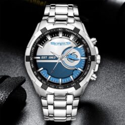 Auspiritmerch Cronulla-Sutherland Sharks Style Alloy Men Quartz Watch Gift For Fans