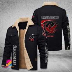 Auspiritmerch Crusaders Style Fleece Thermal Cotton Jacket
