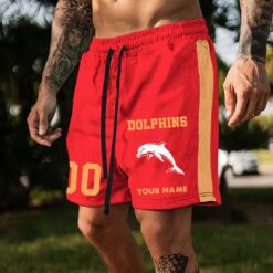 Auspiritmerch Dolphins Custom Name And Number Short Pants Gift For Fans