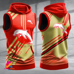 Auspiritmerch Dolphins Hooded Tank Top Gift For Fans
