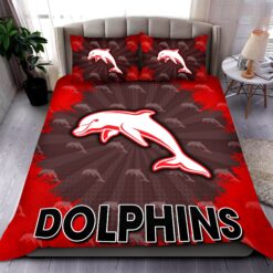 Auspiritmerch Dolphins Personalized Bedding Set Gift For fans