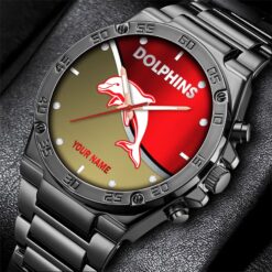 Auspiritmerch Dolphins Personalized Fashion Hand Watch Gift For Fans