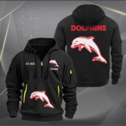 Auspiritmerch Dolphins Personalized Sports Hoodie Zipper Gift For Fans