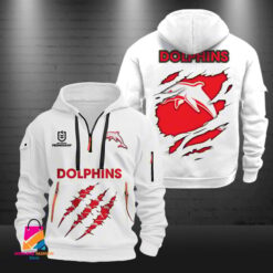 Auspiritmerch Dolphins Sports Hoodie Zipper Gift For Fans