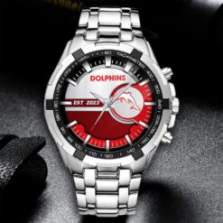 Auspiritmerch Dolphins Style Alloy Men Quartz Watch Gift For Fans