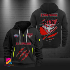 Auspiritmerch Essendon Football Sports Hoodie Zipper Gift For Fans