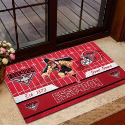 Auspiritmerch Essendon Personalized Rug Gift For Fans