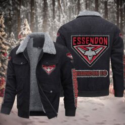 Auspiritmerch Essendon Style Fleece Thermal Cotton Jacket