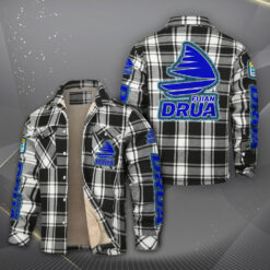 Auspiritmerch Fijian Drua Fleece Thermal Cotton Jacket Gift For Fans