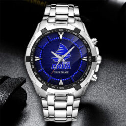 Auspiritmerch Fijian Drua Personalized Style Alloy Men Quartz Watch Gift For Fans