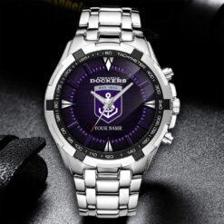Auspiritmerch Fremantle Dockers Personalized Style Alloy Men Quartz Watch Gift For Fans