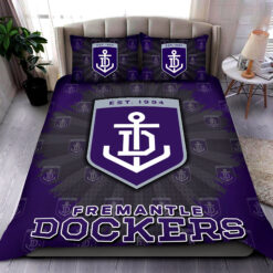 Auspiritmerch Fremantle Personalized Bedding Set Gift For fans