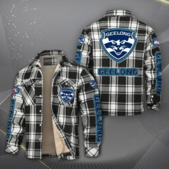 Auspiritmerch Geelong Cats Fleece Thermal Cotton Jacket Gift For Fans