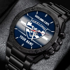 Auspiritmerch Geelong Cats Personalized Fashion Hand Watch Gift For Fans
