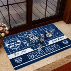 Auspiritmerch Geelong Cats Personalized Rug Gift For Fans