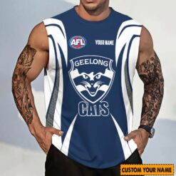 Auspiritmerch Geelong Cats Personalized Tank Top Gift For Fans