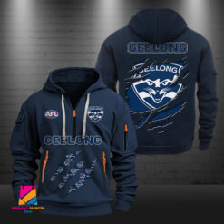 Auspiritmerch Geelong Football Sports Hoodie Zipper Gift For Fans