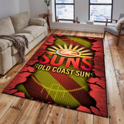 Auspiritmerch Gold Coast Suns Fashion Carpet Rug Gift For Fans