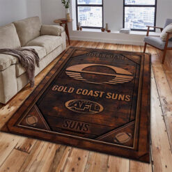 Auspiritmerch Gold Coast Suns Fashion Carpet Rug Gift For Fans