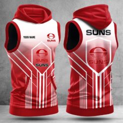 Auspiritmerch Gold Coast Suns Hooded Tank Top Gift For Fans