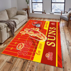 Auspiritmerch Gold Coast Suns Personalized Fashion Carpet Rug Gift For Fans