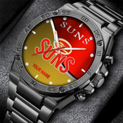 Auspiritmerch Gold Coast Suns Personalized Fashion Hand Watch Gift For Fans