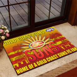 Auspiritmerch Gold Coast Suns Rug Gift For Fans