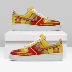 Auspiritmerch Gold Coast Suns Sports Air Low-Top Sneakers Shoes For Men And Women