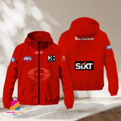 Auspiritmerch Gold Coast Suns Sports Windbreaker Jacket For Fans